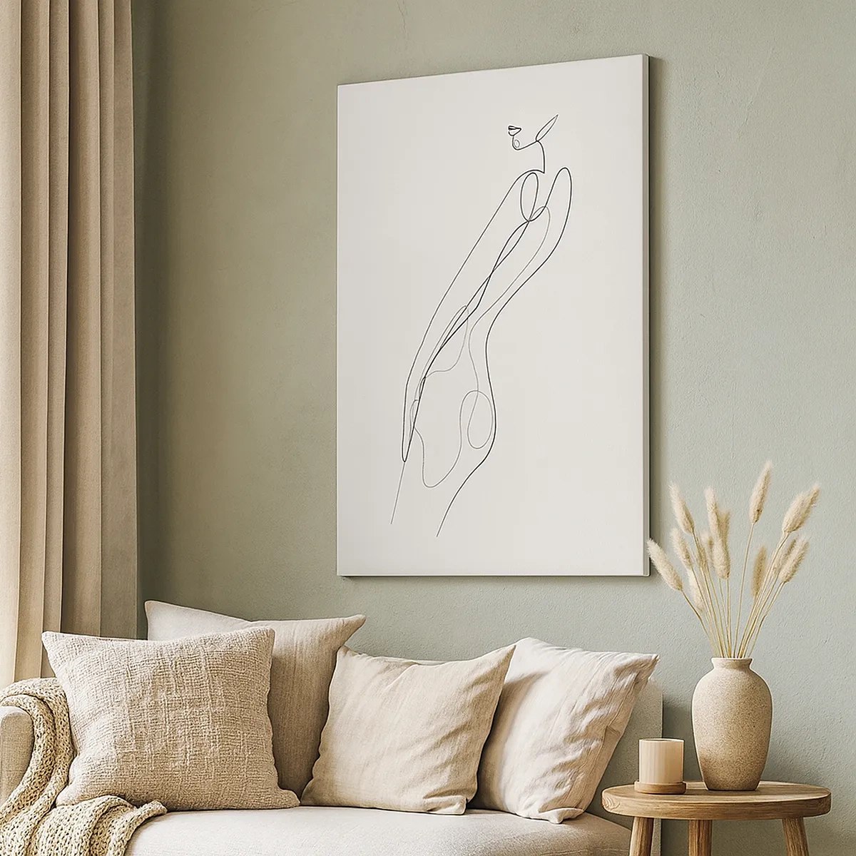 Lærredstryk - Billede på lærred - Næppe et løfte - 50x70 cm