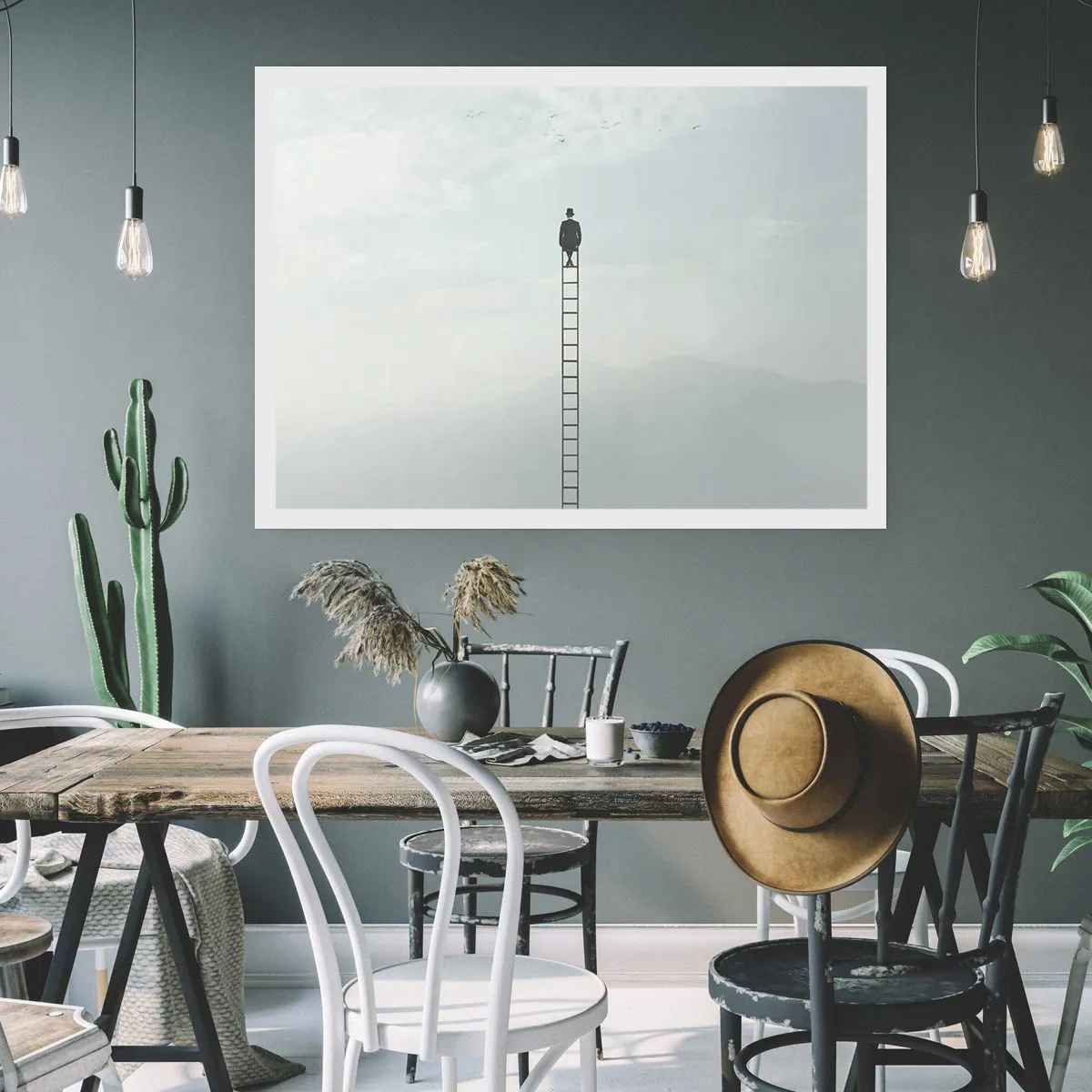 Plakat - Stig yderligere - 91x61 cm