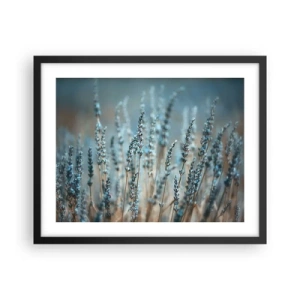 Plakat i sort ramme - Duftende plet - 50x40 cm