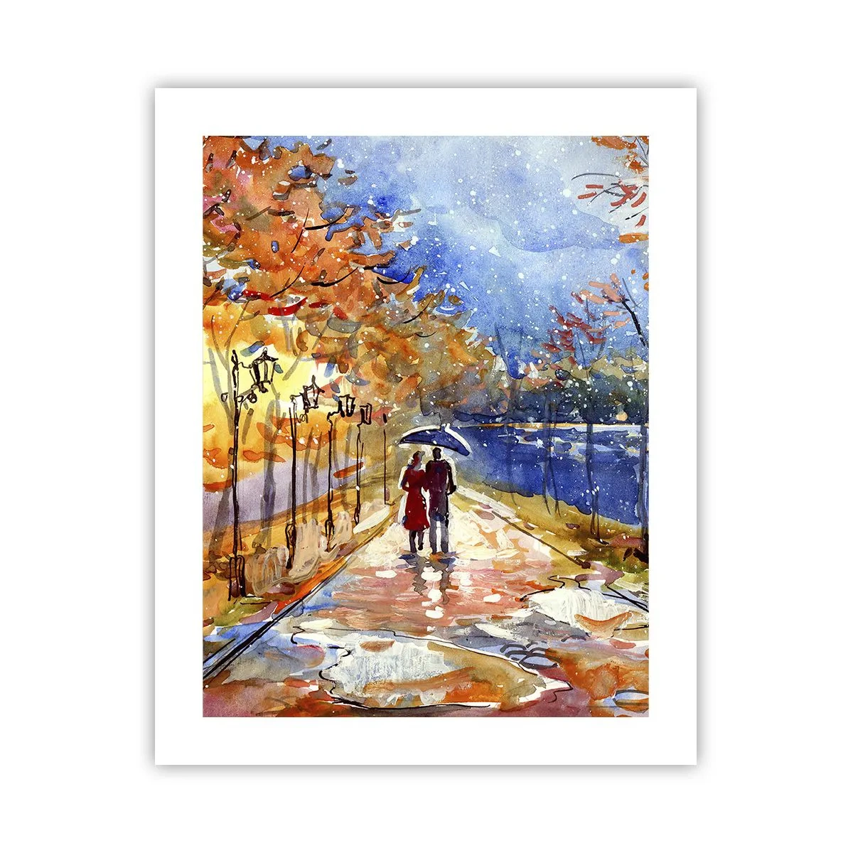 Plakat - Sammen indtil tidsfristen - 40x50 cm