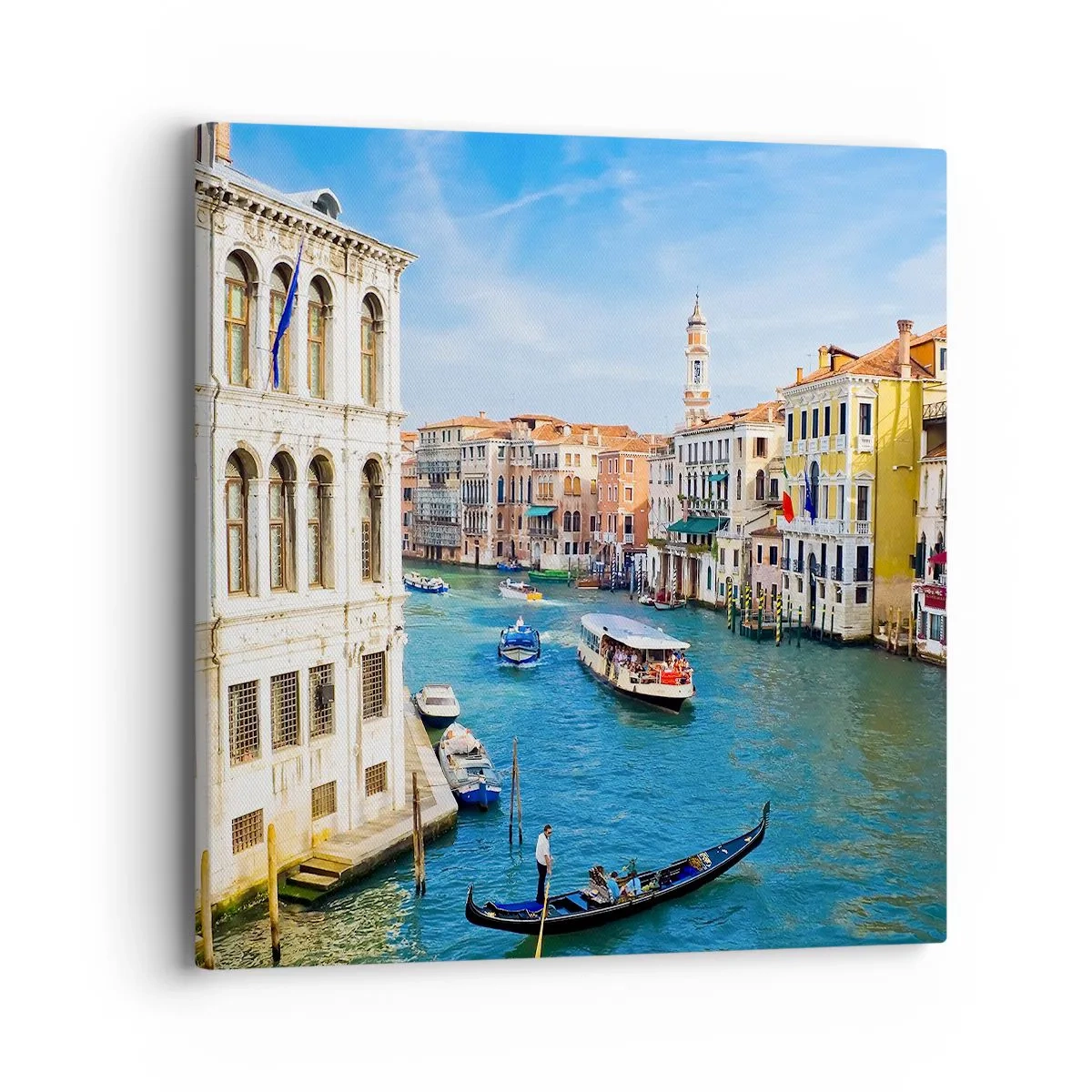 Lærredstryk - Billede på lærred - Den eneste trafik i verden - 40x40 cm