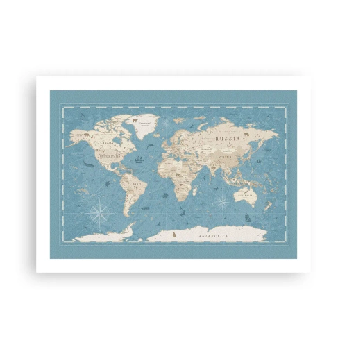 Plakat - En verden inden for rækkevidde - 70x50 cm