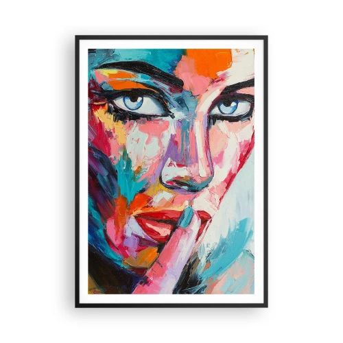 Plakat i sort ramme - Vores første hemmelighed - 70x100 cm