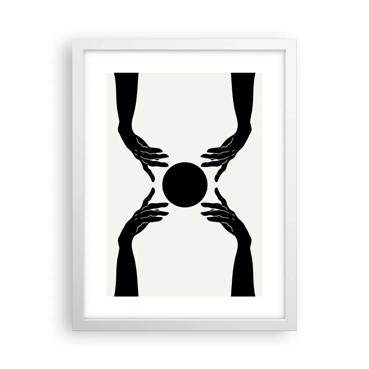 Plakat i hvid ramme - Et hemmeligt tegn - 30x40 cm