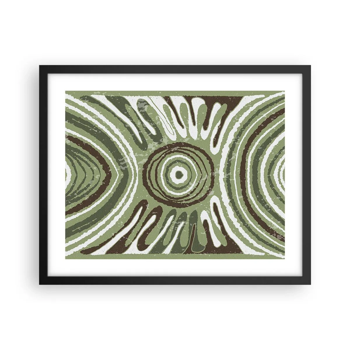 Plakat i sort ramme - Eksplosion af følelser - 50x40 cm