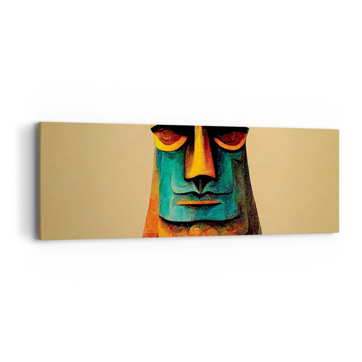 Lærredstryk - Billede på lærred - Statuarisk, men alligevel sympatisk - 90x30 cm