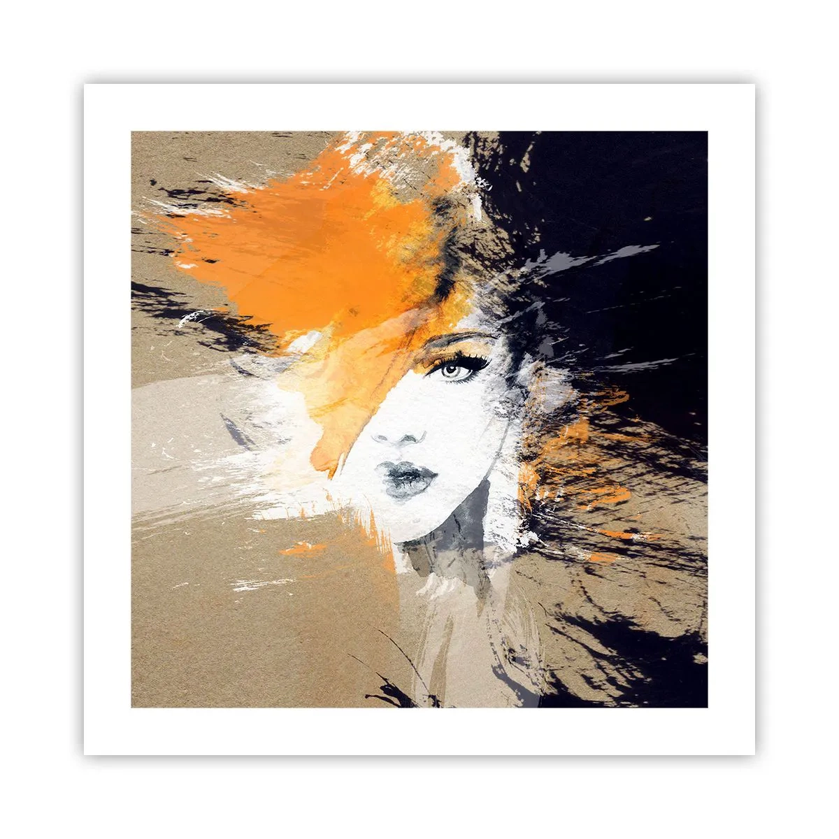 Plakat - Og det bliver let - 50x50 cm