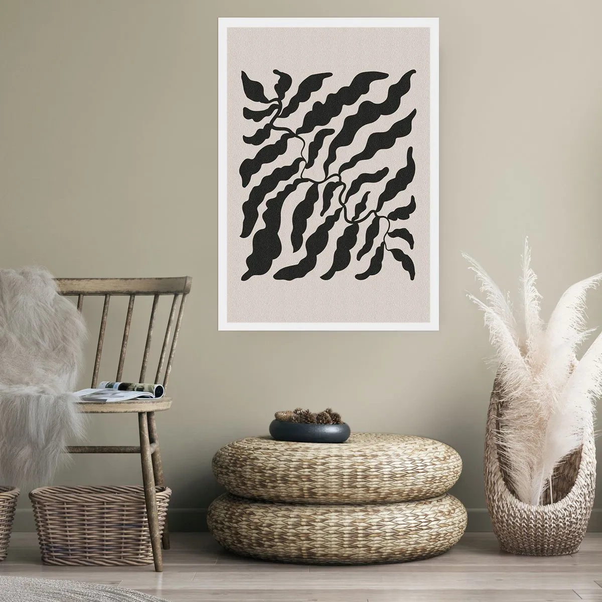 Plakat - En firkants natur - 70x100 cm