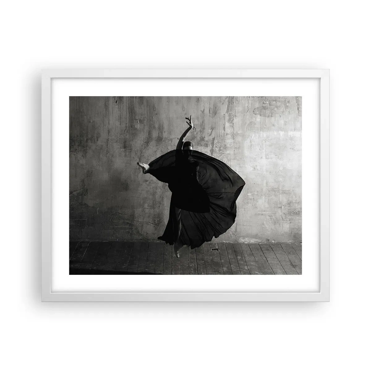 Plakat i hvid ramme - Passioneret bælte - 50x40 cm
