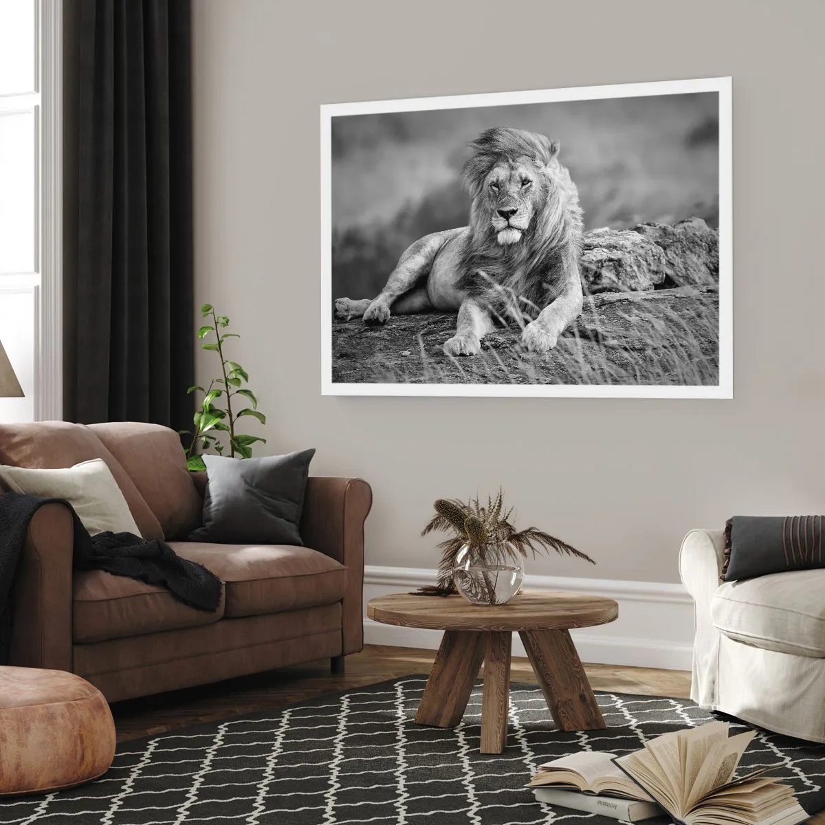 Plakat - Kongelig siesta - 50x40 cm