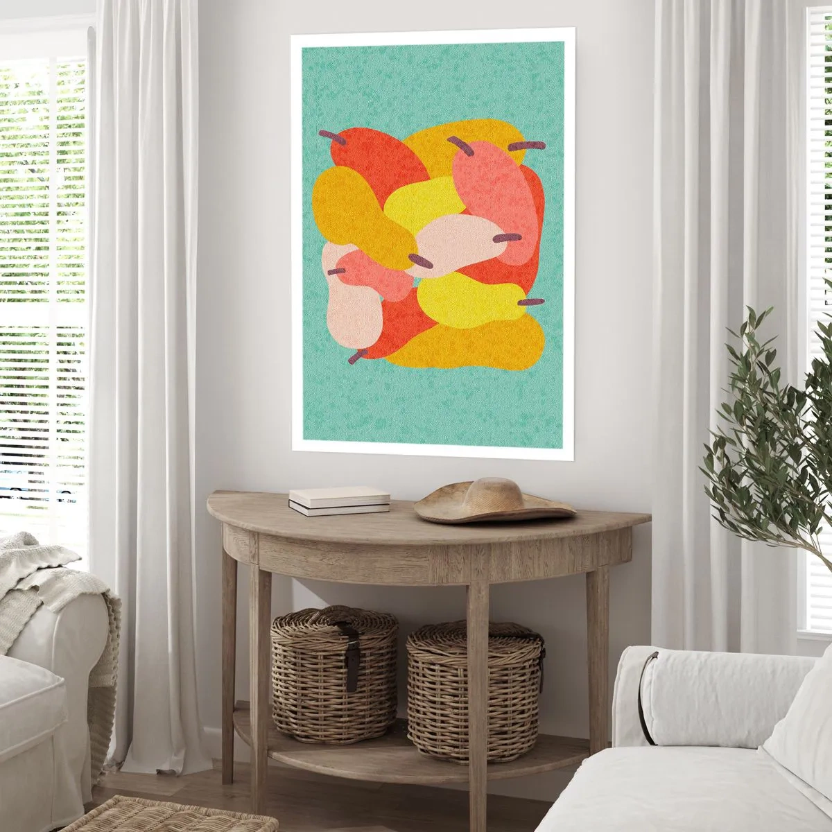 Plakat - Smag på sommersolen - 30x40 cm