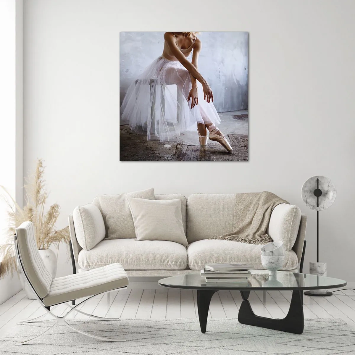 Billede på glas - Før rampelysene skinner - 30x30 cm