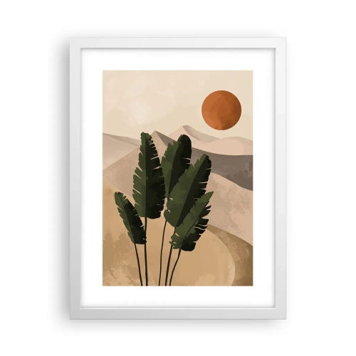 Plakat i hvid ramme - Livets triumf - 30x40 cm