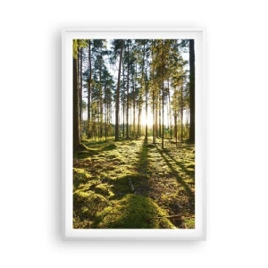 Plakat i hvid ramme - ...Bag de syv skove - 61x91 cm