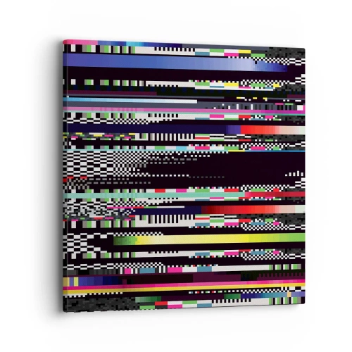 Lærredstryk - Billede på lærred - Det kontrollerede billede af virkeligheden - 40x40 cm
