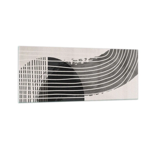 Billede på glas - Derhen og tilbage - 100x40 cm