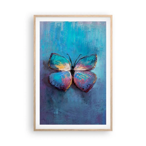 Plakat i ramme af lyst egetræ - I sin fulde pragt - 61x91 cm