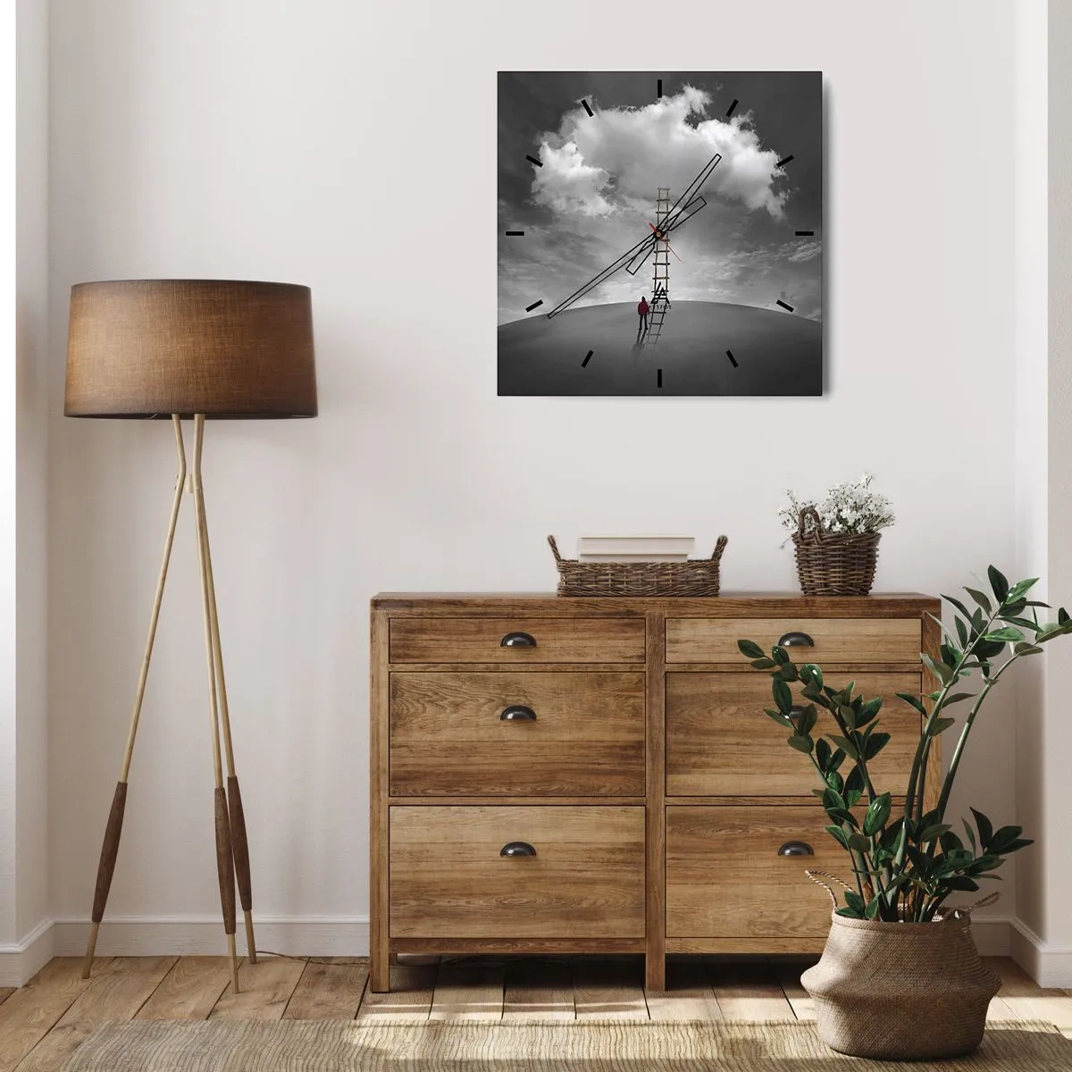 Vægur, Uret - Alt er muligt - 40x40 cm