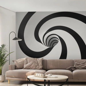 Fototapet Standard Eco - Overgiver du dig til vortexen? - Abstraktion, 3D, Vortex - 250x175 cm
