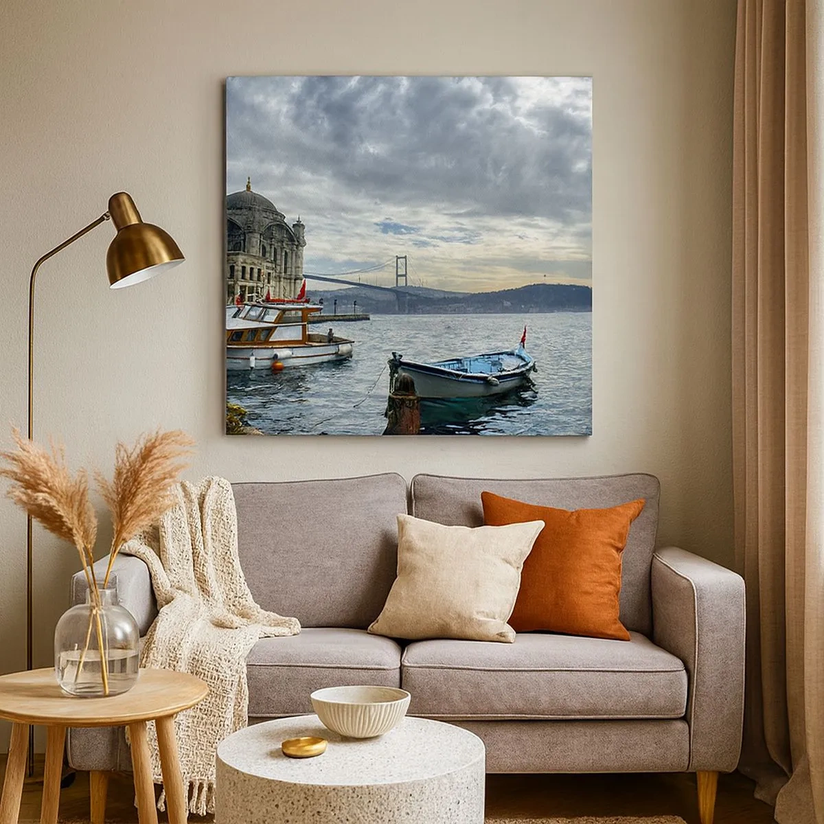 Lærredstryk - Billede på lærred - På grænsen mellem verdener - 30x30 cm