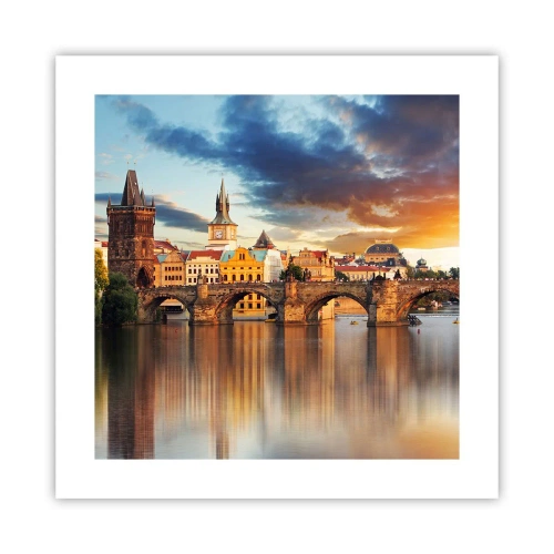 Plakat - Smukt for evigt - 40x40 cm