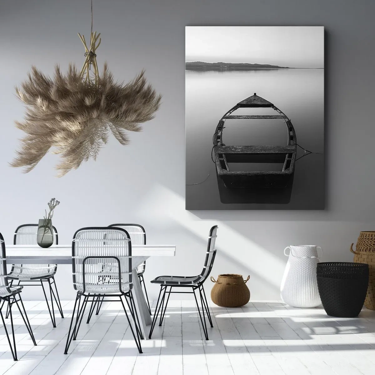Lærredstryk - Billede på lærred - Længsel og melankoli - 50x70 cm
