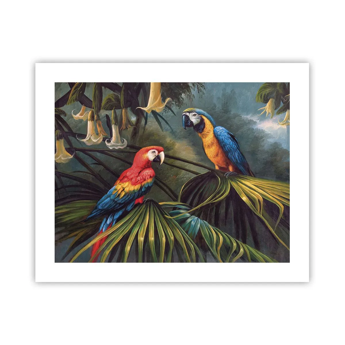 Plakat - Romantik i troperne - 50x40 cm