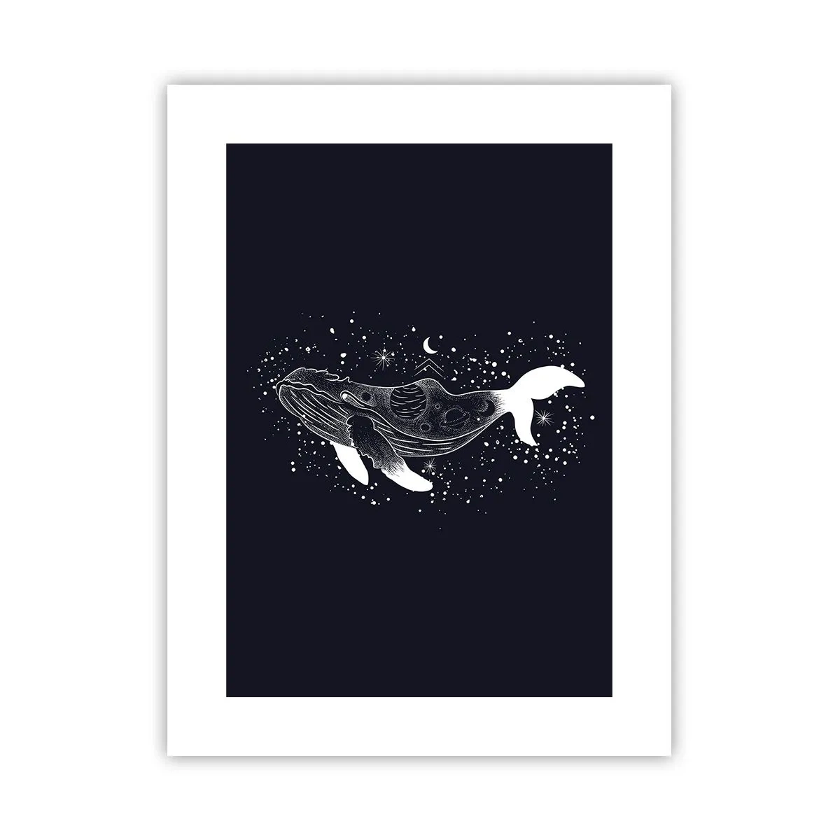 Plakat - I universets ocean - 30x40 cm