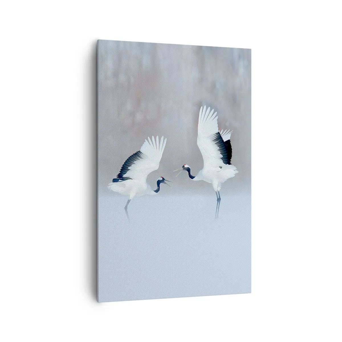 Lærredstryk - Billede på lærred - Danser i tågen - 80x120 cm