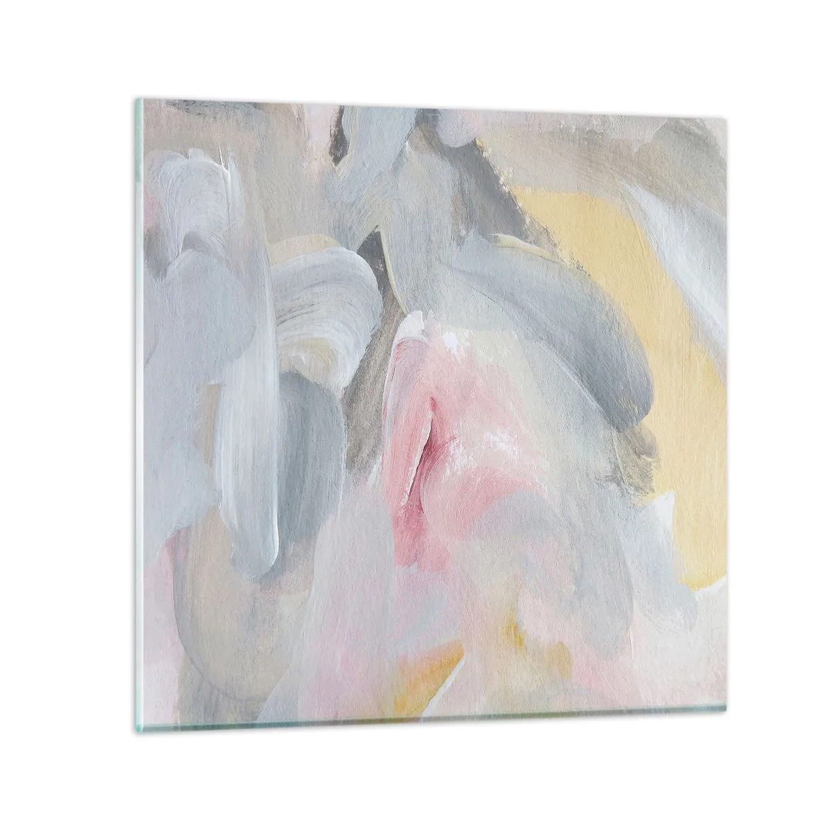 Billede på glas - I en pastelfarvet verden - 40x40 cm