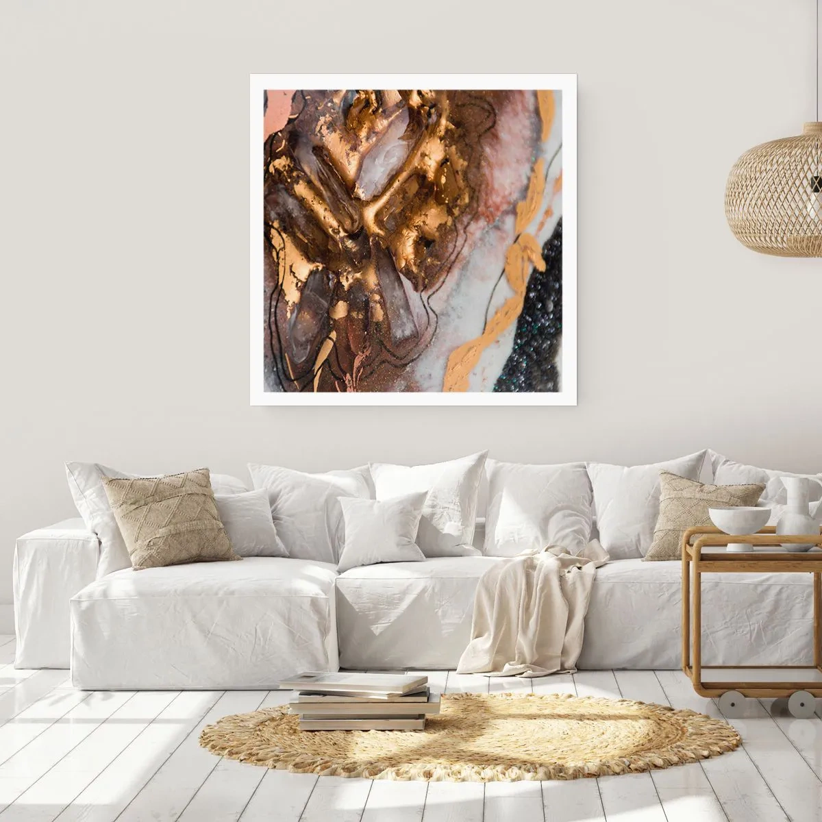 Plakat - Jord element - 40x40 cm