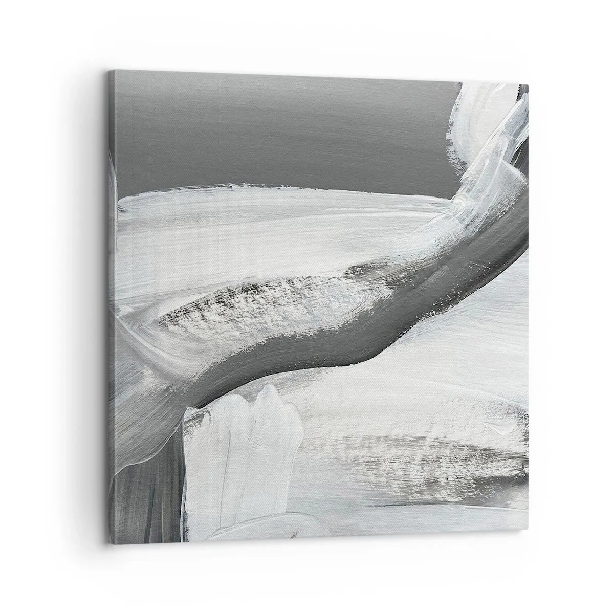 Lærredstryk - Billede på lærred - Med beslutsom bevægelse - 60x60 cm