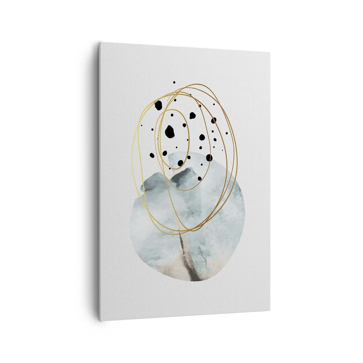 Lærredstryk - Billede på lærred - I rummets favntag - 70x100 cm