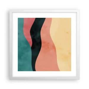 Plakat i hvid ramme - Kompatibel manglende overholdelse - 40x40 cm