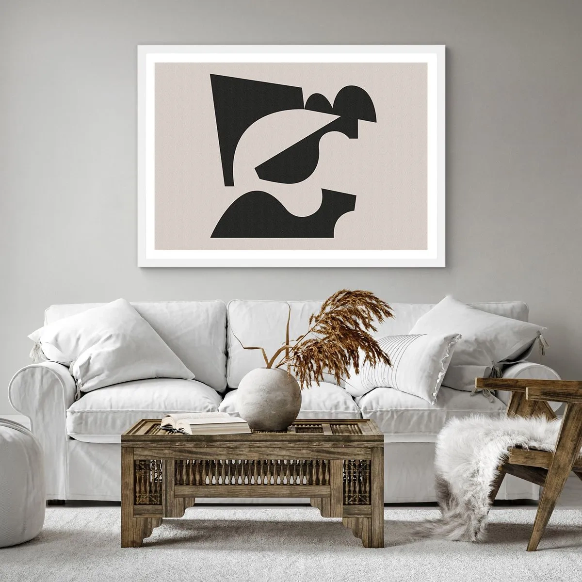 Plakat i hvid ramme - Sammensæt din egen - 30x30 cm