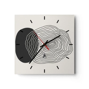 Vægur, Uret - Varighed og vibration - 30x30 cm