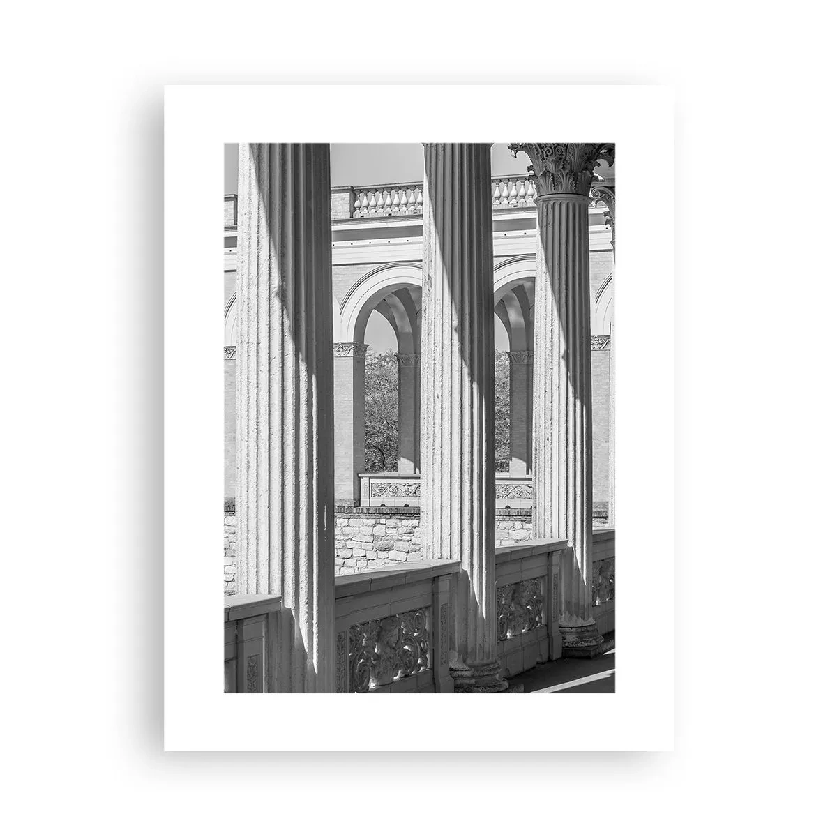 Plakat - Solrig arkade - 30x40 cm