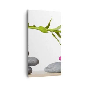 Lærredstryk - Billede på lærred - Livets og varighedens farver - 55x100 cm