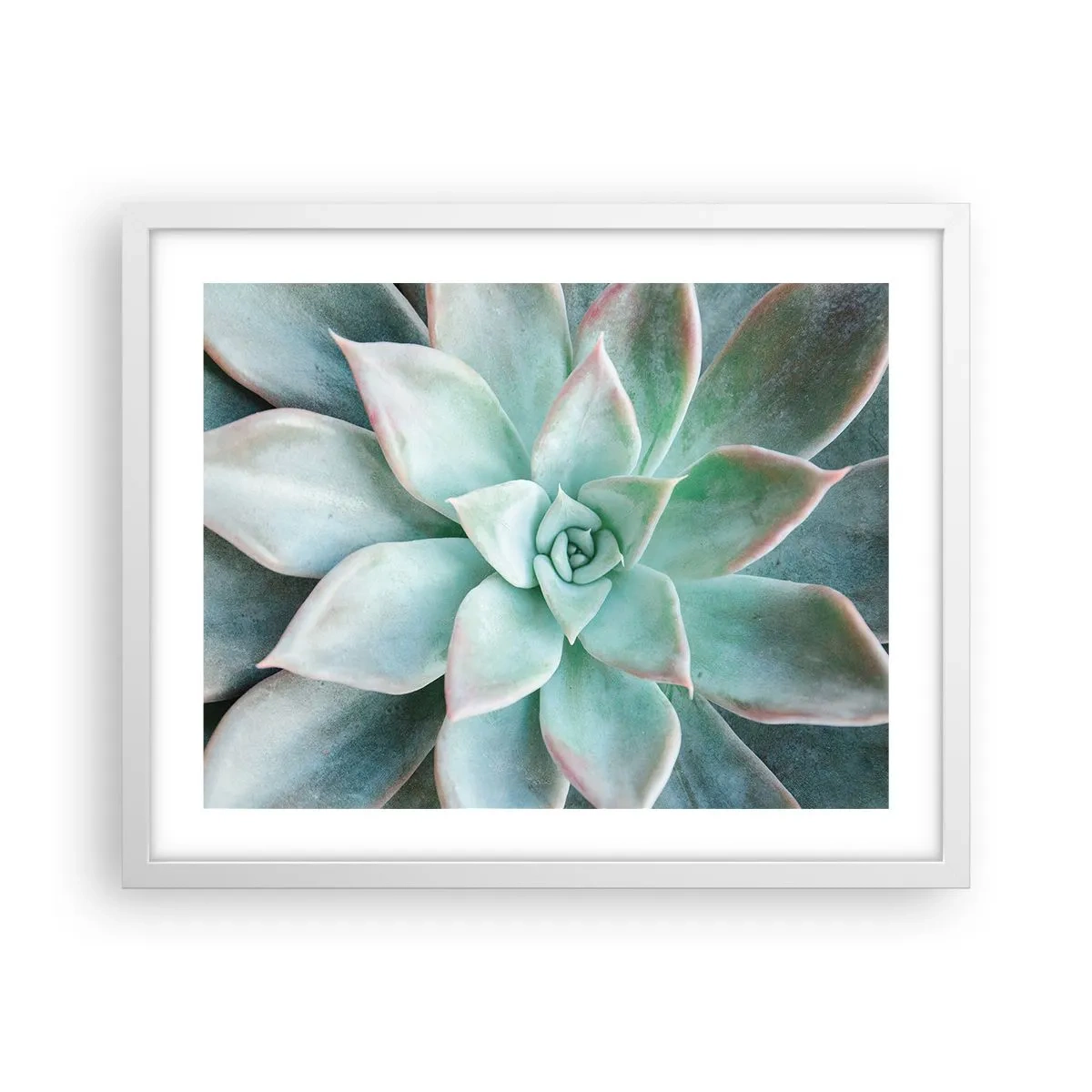 Plakat i hvid ramme - Hjertet af ørkenen - 50x40 cm