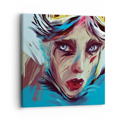 Lærredstryk - Billede på lærred - Vejkriger - 30x30 cm