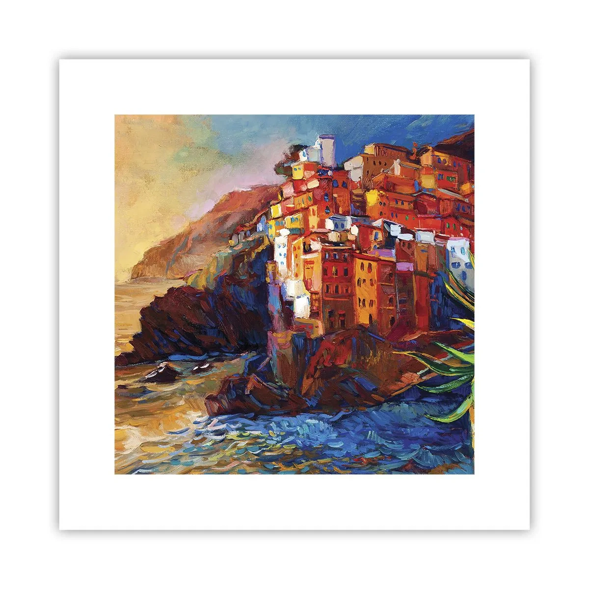 Plakat - Italiensk atmosfære - 30x30 cm