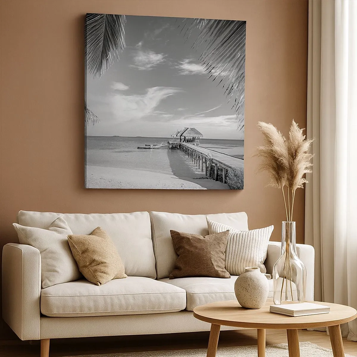 Lærredstryk - Billede på lærred - Et minde eller en drøm? - 30x30 cm