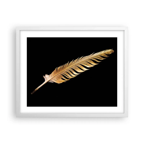 Plakat i hvid ramme - Det er ikke nogen ringe præstation, at den... - 50x40 cm