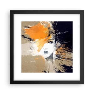 Plakat i sort ramme - Og det bliver let - 30x30 cm