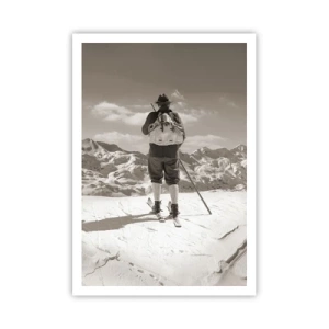 Plakat - Og bjergene er de samme - 70x100 cm