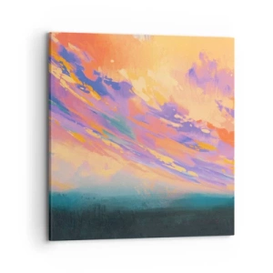 Lærredstryk - Billede på lærred - Tiltrækningskraft - 70x70 cm