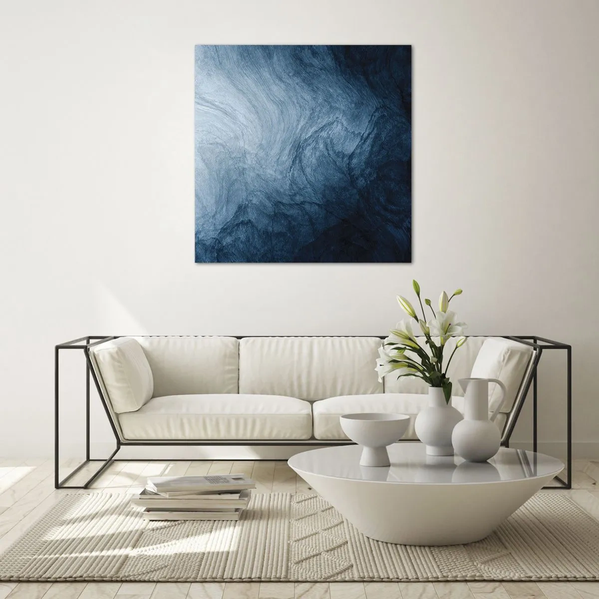 Billede på glas - Ind i dybet - 40x40 cm