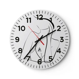 Vægur, Uret - På bølgen af en drøm - 40x40 cm