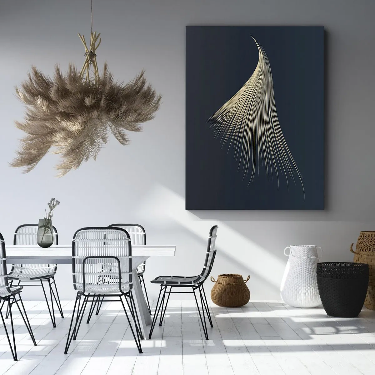 Lærredstryk - Billede på lærred - Som en engels hår - 55x100 cm