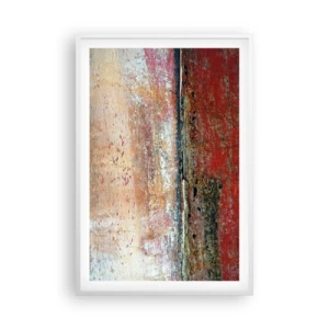 Plakat i hvid ramme - Måske er det havet - 61x91 cm